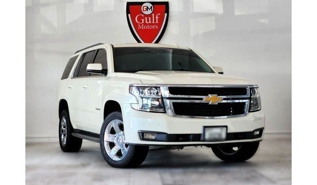 Used Chevrolet Tahoe IV, 5.3 l, 2015 in Dubai by Gulf Motors, White color. GCC Specs | AUTO.AE