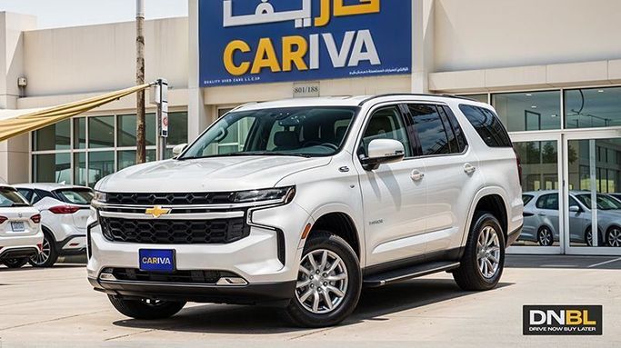 Used Chevrolet Tahoe V, 5.3 l, 2022 in Dubai by Cariva Used Cars , White color. GCC Specs | AUTO.AE