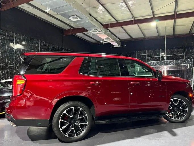 Used Chevrolet Tahoe RST Performance Edition V, 6.2 l, 2022 in Dubai by Zeus Motors, Red color. GCC Specs | AUTO.AE