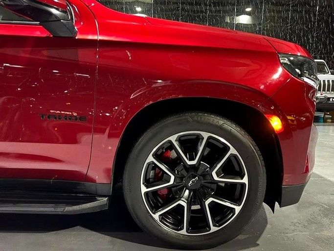 Used Chevrolet Tahoe RST Performance Edition V, 6.2 l, 2022 in Dubai by Zeus Motors, Red color. GCC Specs | AUTO.AE