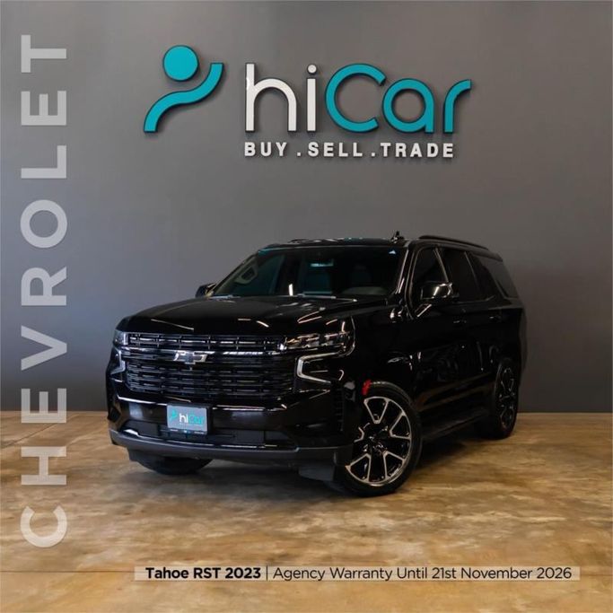 Used Chevrolet Tahoe V (T1XX), 6.2 l, 2023 in Dubai by Hi Car Approved Pre-Owned Cars Showroom, Black color. GCC Specs | AUTO.AE | Listing #264461