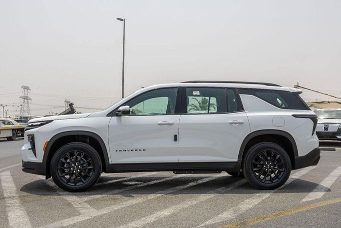 Новый Chevrolet Traverse III, 2.5 л, 2024 в Дубае от Laith Alobaidi Motors Белый цвет. GCC | AUTO.AE