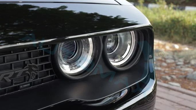 New Dodge Challenger Hellcat III Facelift 2, 6.2 l, 2022 in Dubai by Auto Max Group, Black color. European Specs | AUTO.AE