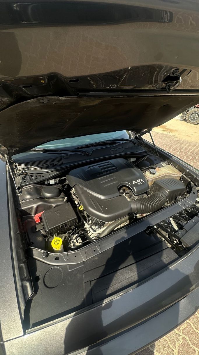 Used Dodge Challenger SXT III Facelift 2, 3.6 l, 2021 in Dubai, Brown color. American Specs | AUTO.AE