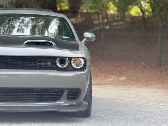 Used Dodge Challenger Hellcat III Facelift 2, 6.2 l, 2023 in Dubai by Prestige Motos (SHJ), Grey color. American Specs | AUTO.AE