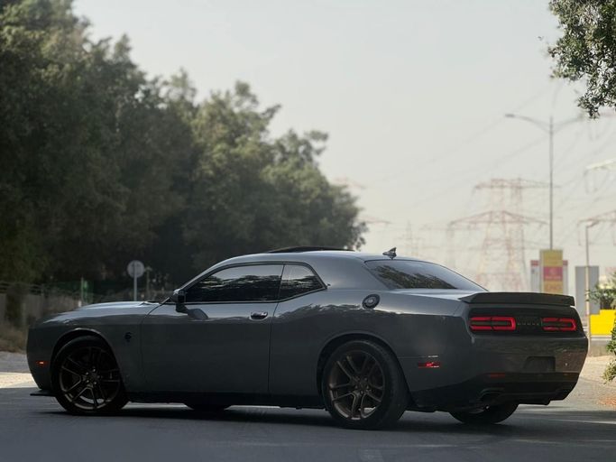 Used Dodge Challenger Hellcat III Facelift 2, 6.2 l, 2023 in Dubai by Prestige Motos (SHJ), Grey color. American Specs | AUTO.AE