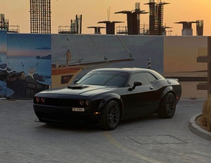 مستعملة Dodge Challenger SRT ثالثاً فيس ليفت 2, 6.4 l, 2021 في في دبي، اللون أسود.  | AUTO.AE