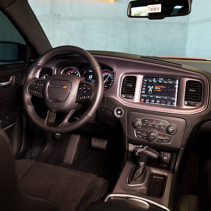Dodge Charger R_T VII (LD) Facelift, 2024 standard sedan for rent in Dubai by DEIZ, red color | AUTO.AE