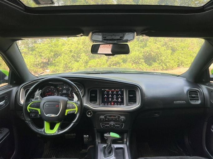 Used Dodge Charger SRT VII (LD) Facelift, 6.4 l, 2019 in Dubai by Prestige motors, Green color. American Specs | AUTO.AE