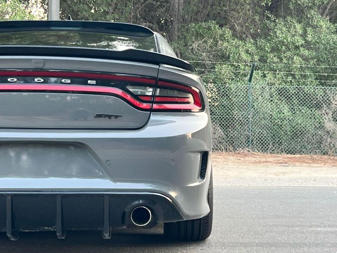 Used Dodge Charger SRT VII (LD) Facelift, 6.4 l, 2019 in Dubai by Prestige motors, Grey color. GCC Specs | AUTO.AE