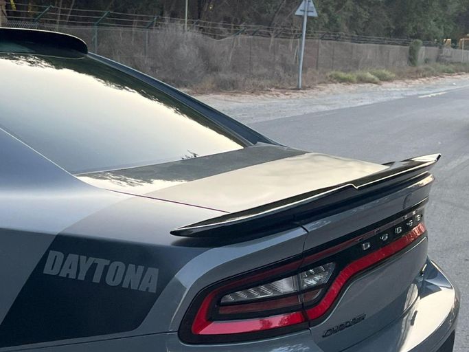 Used Dodge Charger SRT VII (LD) Facelift, 6.4 l, 2019 in Dubai by Prestige motors, Grey color. GCC Specs | AUTO.AE