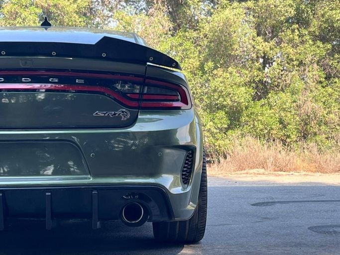 Used Dodge Charger SRT VII (LD) Facelift, 6.4 l, 2021 in Dubai by Prestige motors, Green color. American Specs | AUTO.AE