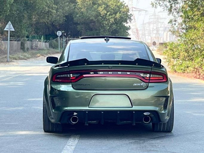 Used Dodge Charger SRT VII (LD) Facelift, 6.4 l, 2021 in Dubai by Prestige motors, Green color. American Specs | AUTO.AE