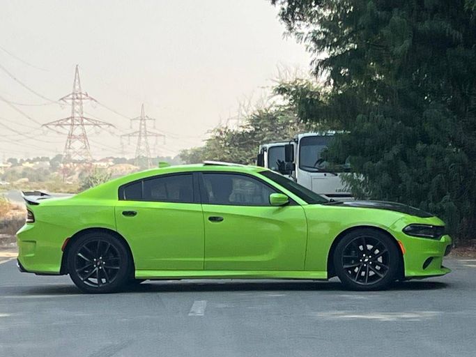Подержанный Dodge Charger SRT VII (LD) Рестайлинг, 6.4 л, 2019 в Дубае от Perstige Motos (SHJ) Зеленый цвет. Американская | AUTO.AE