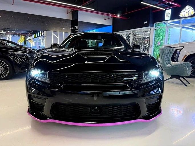New Dodge Charger SRT VII (LD) Facelift, 6.4 l, 2023 in Dubai by GE Motors, Black color. Canadian Specs | AUTO.AE