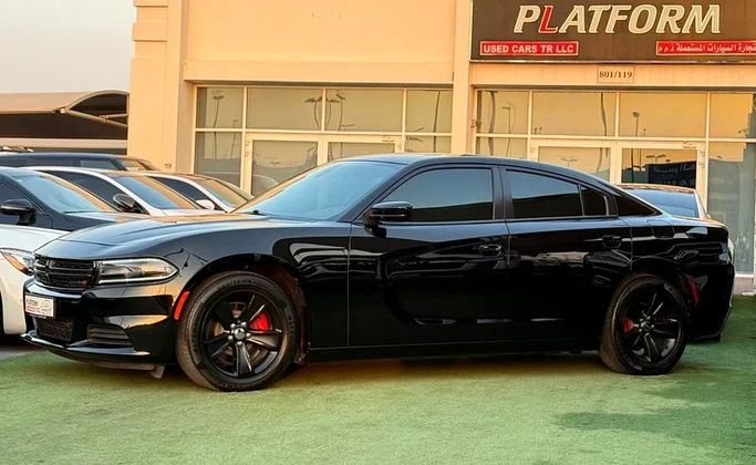 Used Dodge Charger SXT VII (LD) Facelift, 3.6 l, 2021 in Dubai by Platform Used Cars, Black color. GCC Specs | AUTO.AE