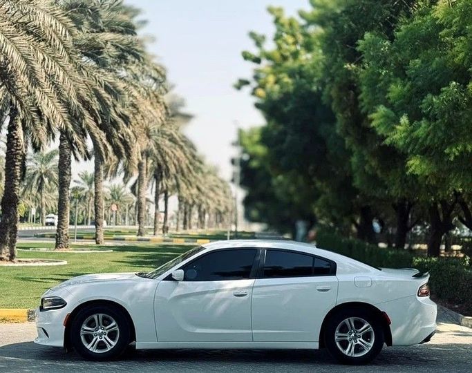 Подержанный Dodge Charger SXT VII (LD) Рестайлинг, 3.6 л, 2014 в Дубае от Abdo Al Muthanna Used Cars Белый цвет. Американская | AUTO.AE