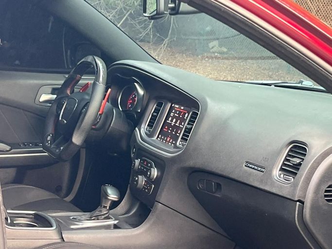 Used Dodge Charger SRT VII (LD) Facelift, 6.4 l, 2019 in Dubai by Prestige Motos (SHJ), Red color. American Specs | AUTO.AE