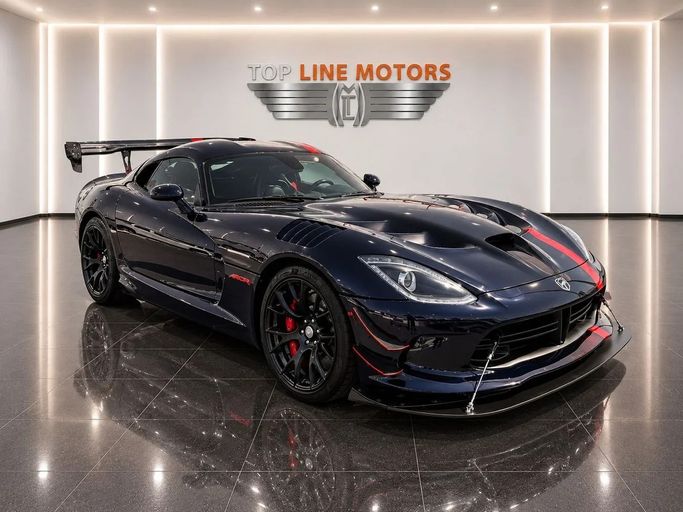 مستعملة ⁦Dodge Viper V، 8.4 l، 2017⁩ في في الإمارات, دبي من Top Line Motors، اللون أزرق. المواصفات الأمريكية | AUTO.AE | إعلان #291501