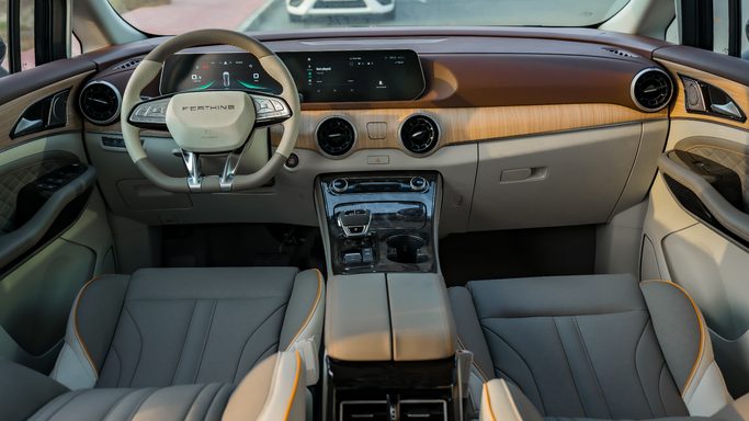 DongFeng Forthing U-Tour M4, 2024  mini van for rent in Dubai by One by One Car Rental - Angelyn, black color | AUTO.AE