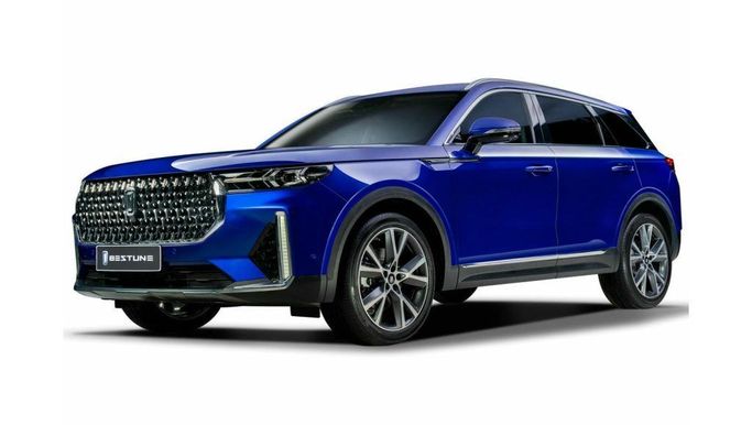 New FAW Bestune T99 I, 2.0 l, 2025 in Dubai by TRADEX FRANCE MOTORS, Blue color. Other | AUTO.AE