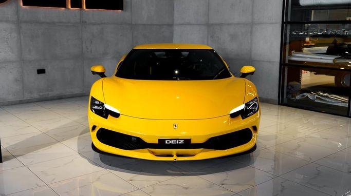 Ferrari 296 GTB, 2023 sport coupe for rent in Dubai by DEIZ, yellow color | AUTO.AE
