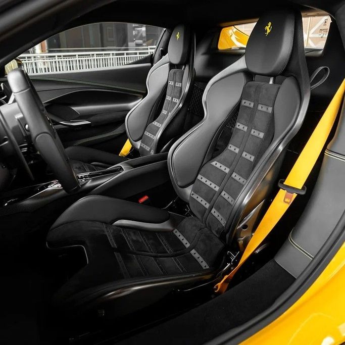 Used Ferrari 296 GTB, 3.0 l, 2023 in Dubai by Q Motors, Yellow color. European Specs | AUTO.AE