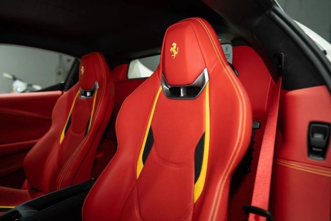 Used Ferrari 296 GTB, 3.0 l, 2024 in Dubai by LMG Motors, White color. Japanese Specs | AUTO.AE