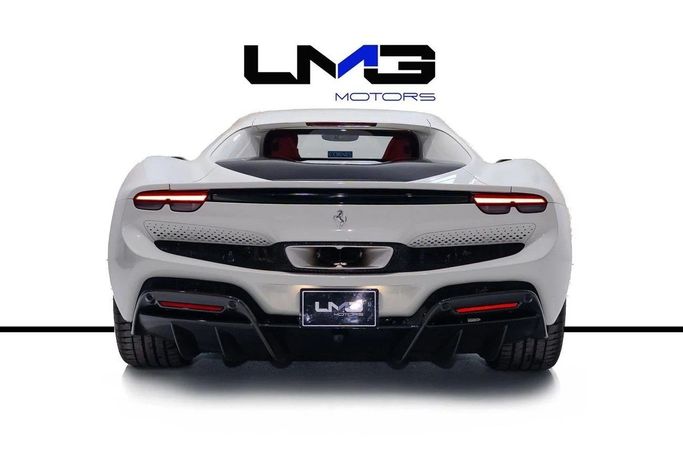 Used Ferrari 296 GTB, 3.0 l, 2024 in Dubai by LMG Motors, White color. Japanese Specs | AUTO.AE
