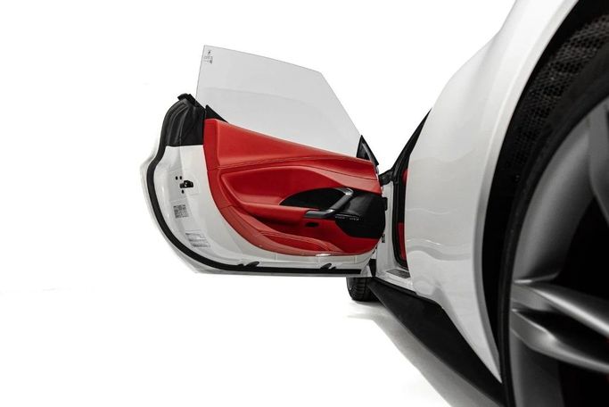Used Ferrari 296 GTB, 3.0 l, 2024 in Dubai by LMG Motors, White color. Japanese Specs | AUTO.AE