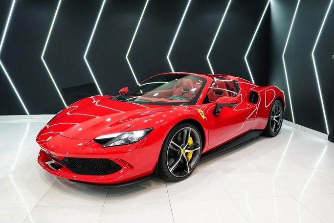 Подержанный Ferrari 296 GTS, 3.0 л, 2025 в Дубае от Sanam Cars Красный цвет. GCC | AUTO.AE