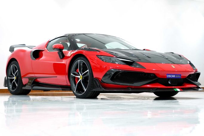 New Ferrari 296 GTS, 3.0 l, 2024 in Dubai by Oscar Motors, Red color.  | AUTO.AE