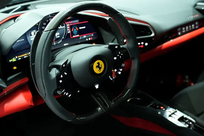 New Ferrari 296 GTB, 3.0 l, 2023 in Dubai by Oscar Motors, Grey color. GCC Specs | AUTO.AE