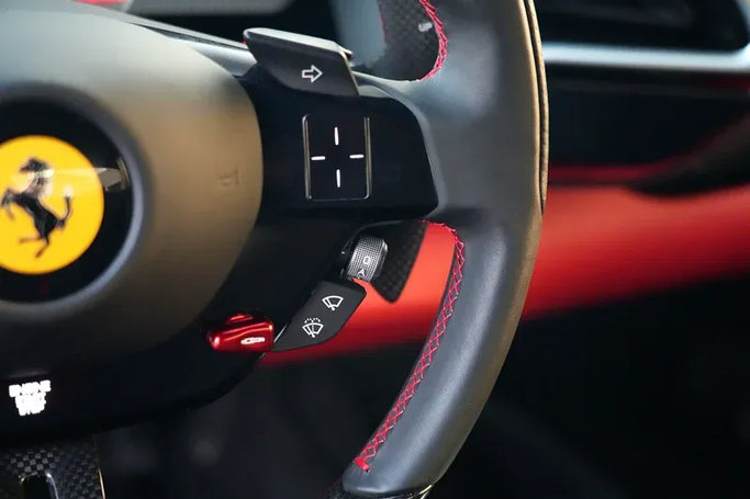 New Ferrari 296 GTB, 3.0 l, 2023 in Dubai by Oscar Motors, Grey color. GCC Specs | AUTO.AE