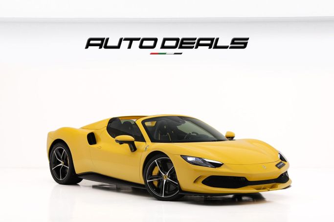 Новый Ferrari 296 GTS, 3.0 л, 2025 в Дубае от AUTO DEALS Желтый цвет. GCC | AUTO.AE