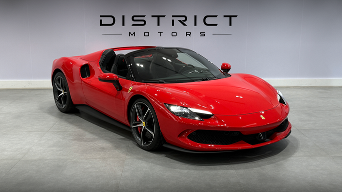 جديدة Ferrari 296 GTS, 3.0 l, 2024 في في دبي من DISTRICT Motors ، اللون أحمر. المواصفات الأوروبية | AUTO.AE | إعلان #271893