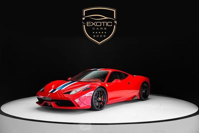 Подержанный Ferrari 458 Speciale, 4.5 л, 2014 в Дубае от Exotic Cars Красный цвет. GCC | AUTO.AE