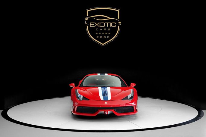 Used Ferrari 458 Speciale, 4.5 l, 2014 in Dubai by Exotic Cars, Red color. Other | AUTO.AE