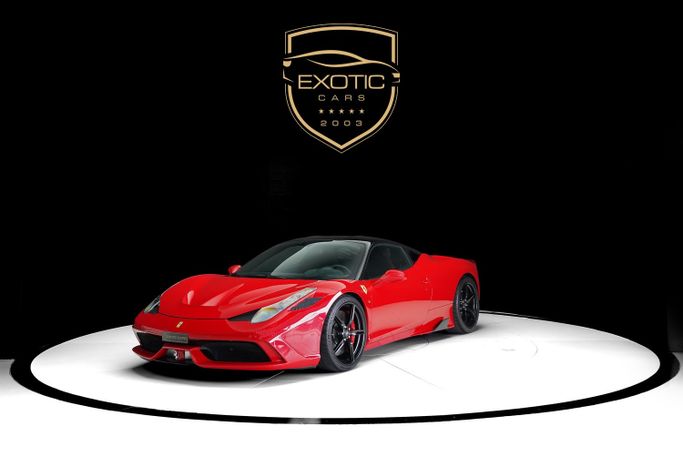 Подержанный Ferrari 458 Speciale, 4.5 л, 2014 в Дубае от Exotic Cars Красный цвет. GCC | AUTO.AE | Объявление #270315
