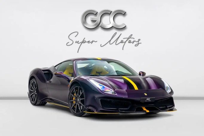 مستعملة Ferrari 488 Pista, 3.9 l, 2019 في في دبي من GCC Super Motors، اللون أرجواني. مواصفات الخليج | AUTO.AE