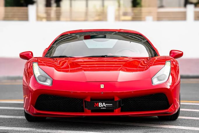 Used Ferrari 488 GTB, 3.9 l, 2016 in Dubai by MBA Motors, Red color.  | AUTO.AE | Listing #269820