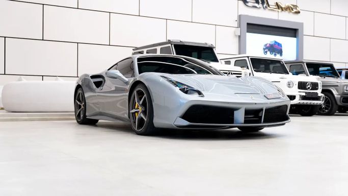 Used Ferrari 488 GTB, 3.9 l, 2016 in UAE, Dubai by Auto AGT Motors, Silver color. GCC Specs | AUTO.AE | Listing #279048