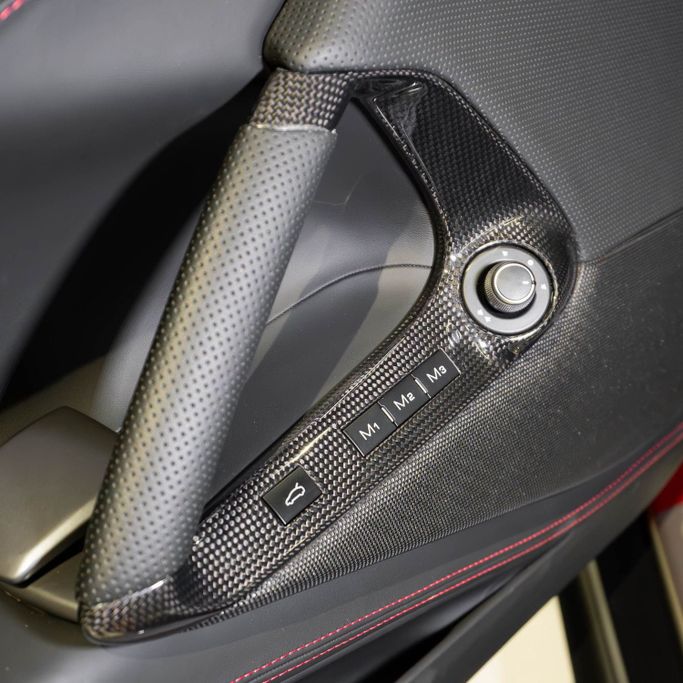 Ferrari 812 GTS, 2023 sport roadster gts for rent in Dubai by DEIZ, red color | AUTO.AE