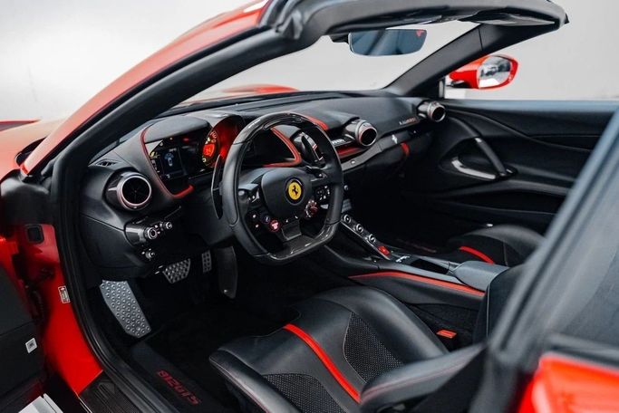Used Ferrari 812 GTS, 6.5 l, 2020 in Dubai by LMG Motors, Red color. European Specs | AUTO.AE