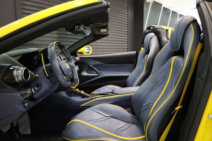 Used Ferrari 812 GTS, 6.5 l, 2023 in Dubai by Sanam Cars, Yellow color. GCC Specs | AUTO.AE