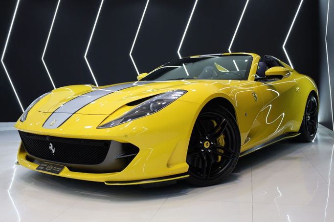 Used Ferrari 812 GTS, 6.5 l, 2023 in Dubai by Sanam Cars, Yellow color. GCC Specs | AUTO.AE