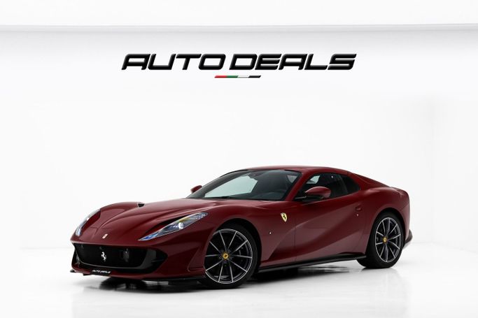 Used Ferrari 812 Superfast, 6.5 l, 2022 in Dubai by AUTO DEALS, Burgundy color. European Specs | AUTO.AE