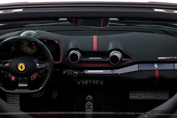 Used Ferrari 812 Superfast, 6.5 l, 2022 in Dubai by AUTO DEALS, Burgundy color. European Specs | AUTO.AE