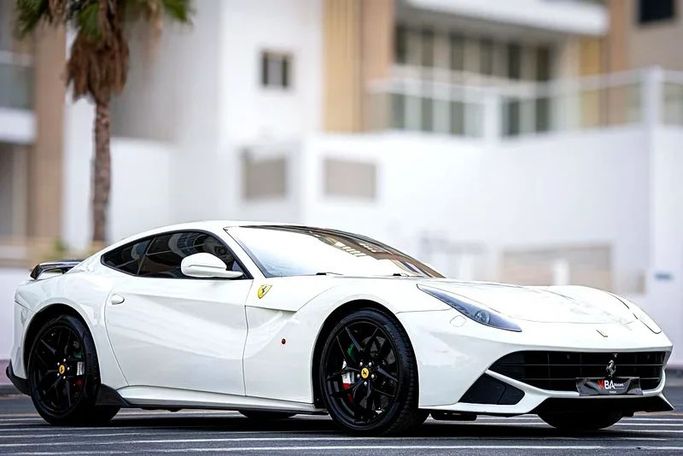 Used Ferrari F12 Berlinetta, 6.3 l, 2017 in Dubai by MBA Motors, White color. GCC Specs | AUTO.AE