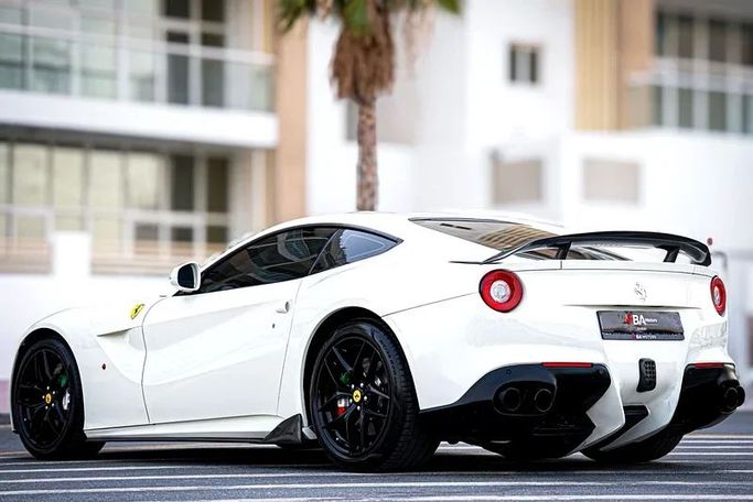 Used Ferrari F12 Berlinetta, 6.3 l, 2017 in Dubai by MBA Motors, White color. GCC Specs | AUTO.AE